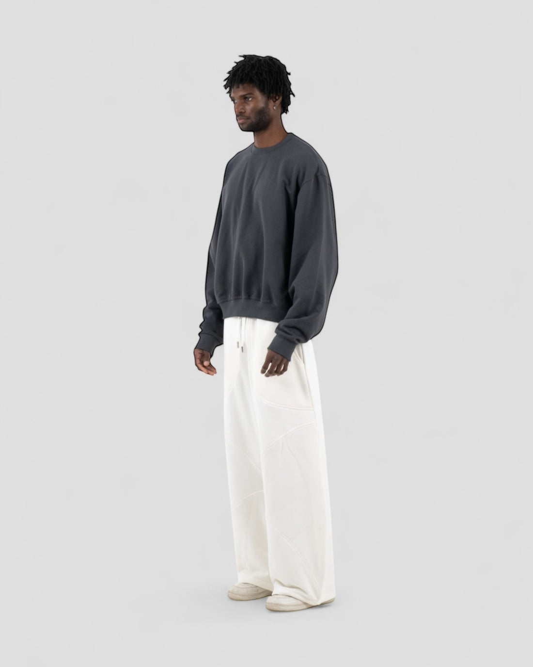 The Perfect Blank Dark Grey Crewneck
