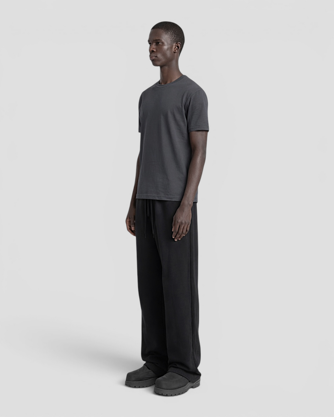 Luis Regular Blank Dark Grey Tee V2