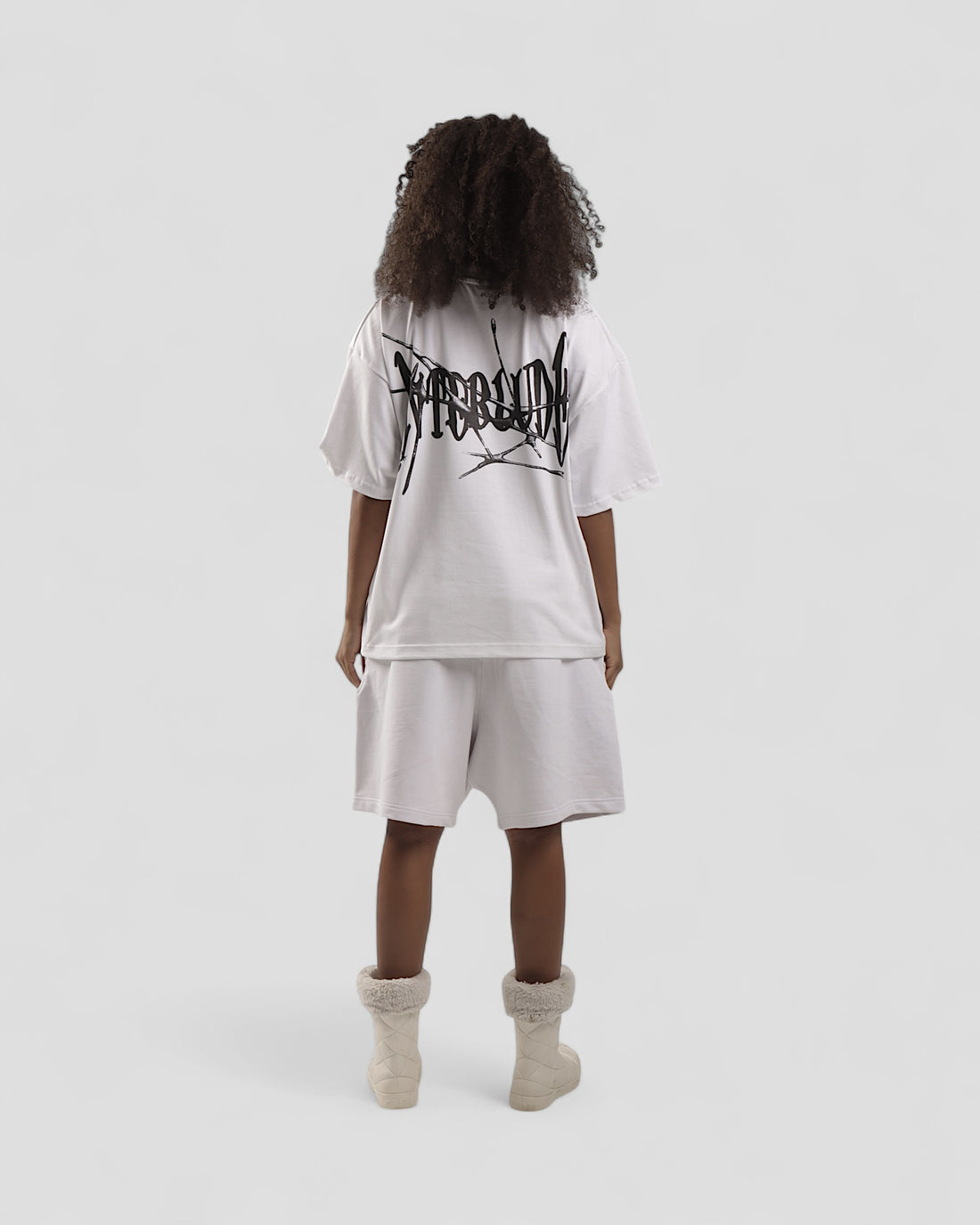 INTERLUDE WHITE BOXY TEE