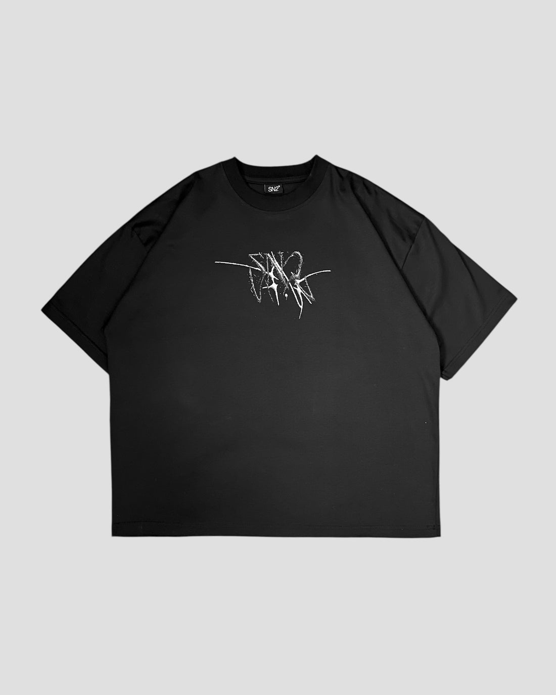 VISCERAL BLACK BOXY TEE