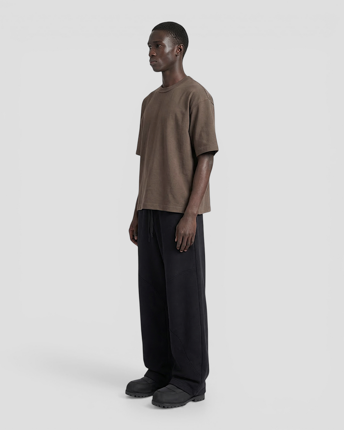 Norte Oversized Blank light Brown Tee V2
