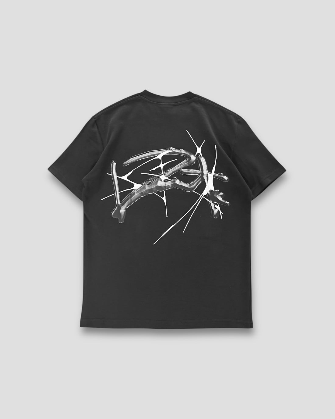 DEMENTE GREY SPIKED REGULAR TEE