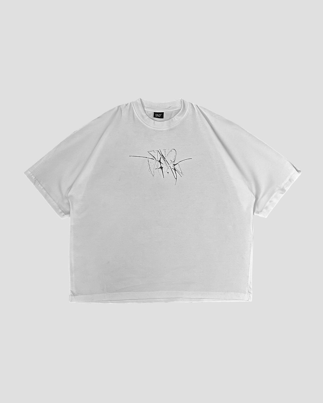 VISCERAL WHITE BOXY TEE