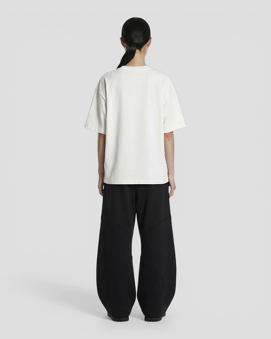 Norte Oversized Blank White Tee V2