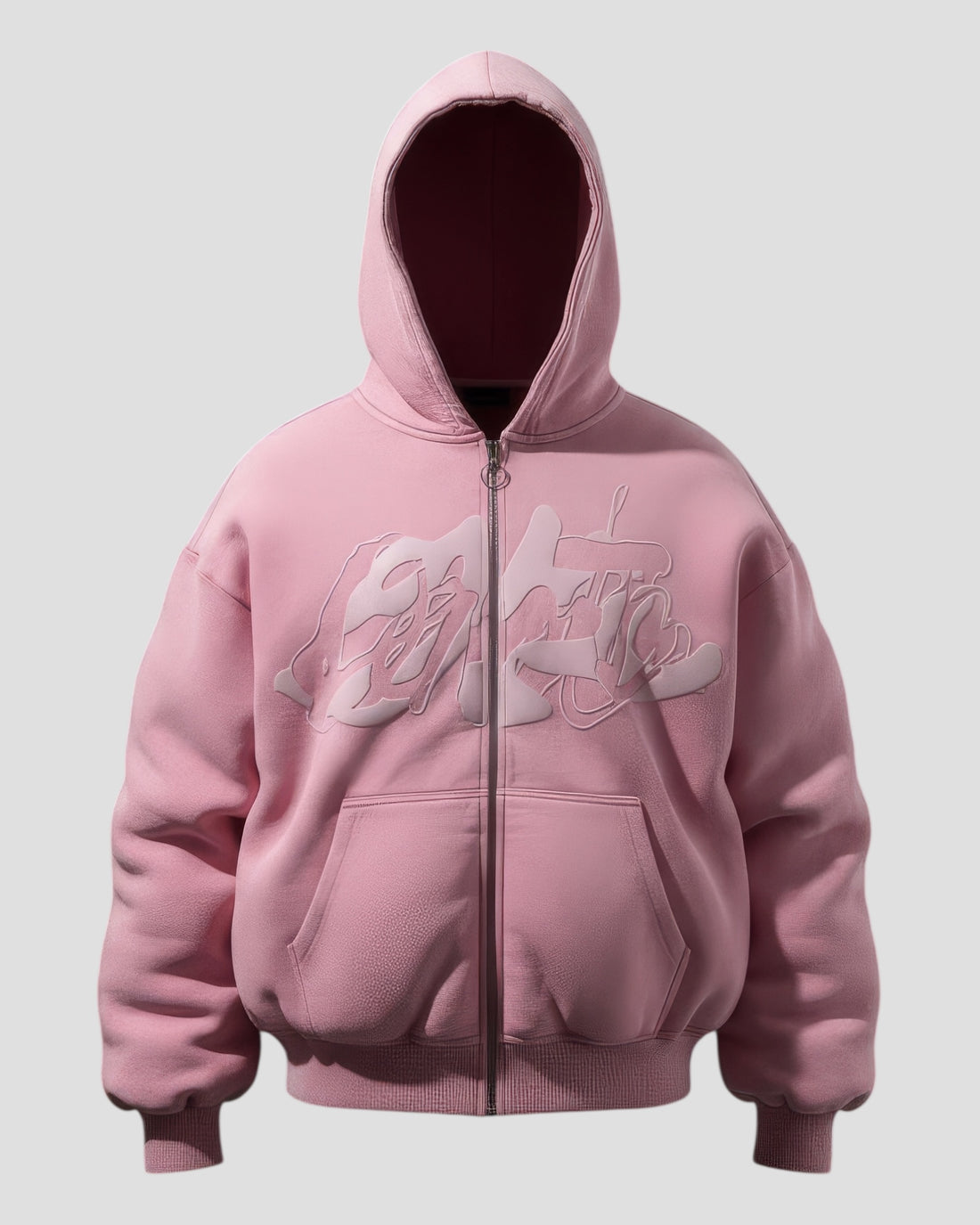 DEMENTE WASHED PINK ZIPUP JACKET (10156822921491)