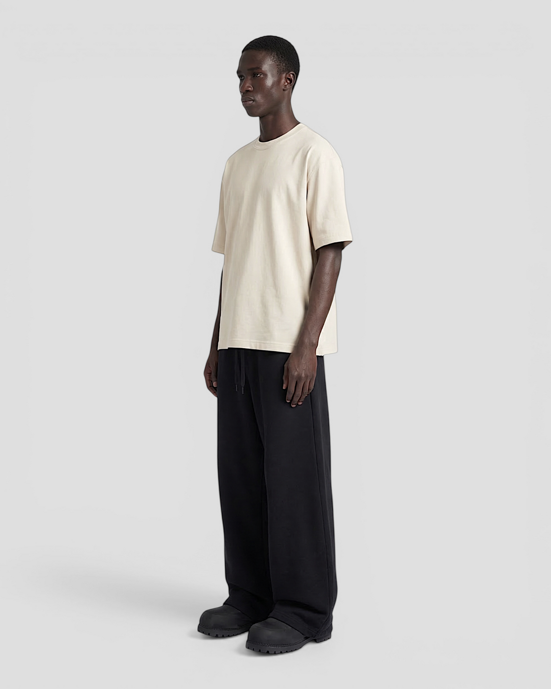Norte Oversized Blank Beige Tee V2