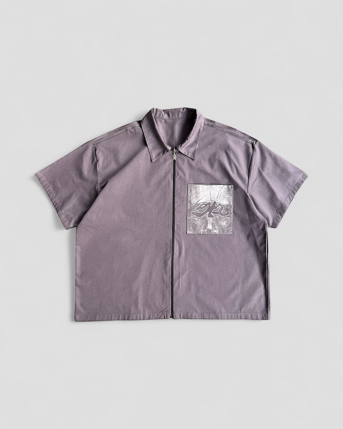 DEMENTE TWO-WAY GREY SHIRT