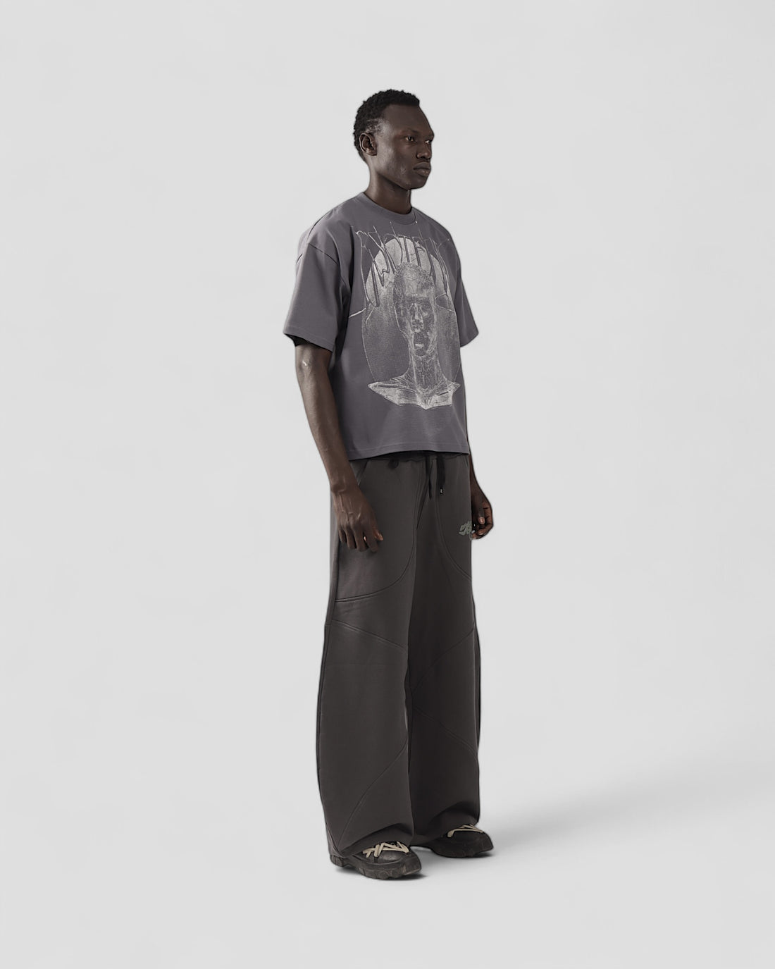 ESOTERIC GREY BOXY TEE