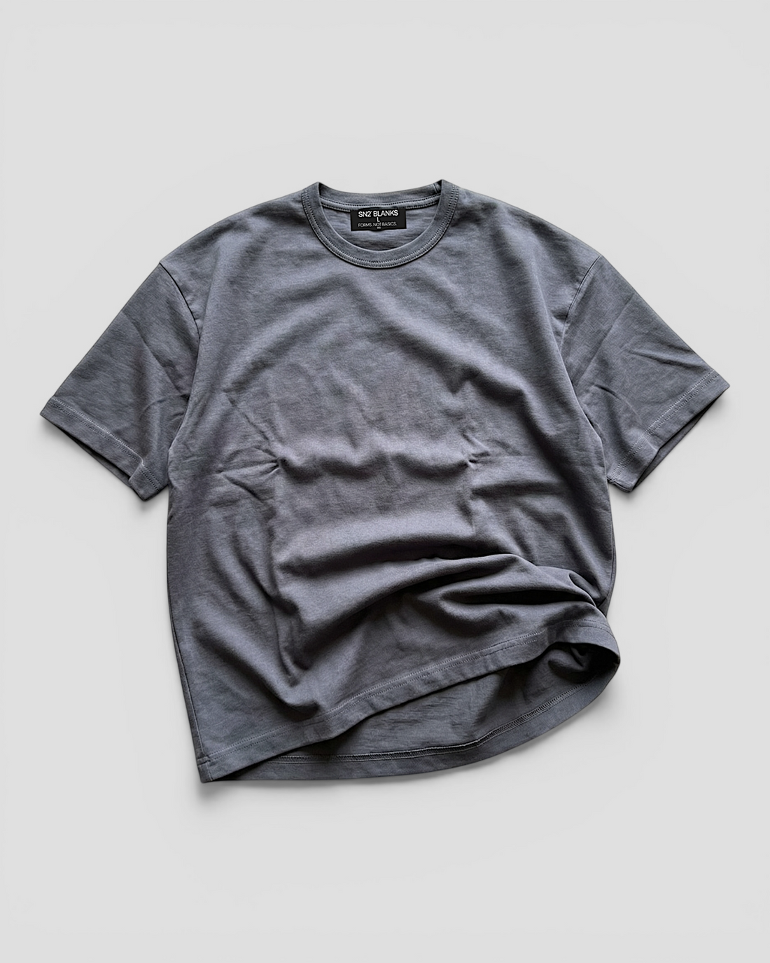Norte Oversized Blank Dark Grey Tee V2