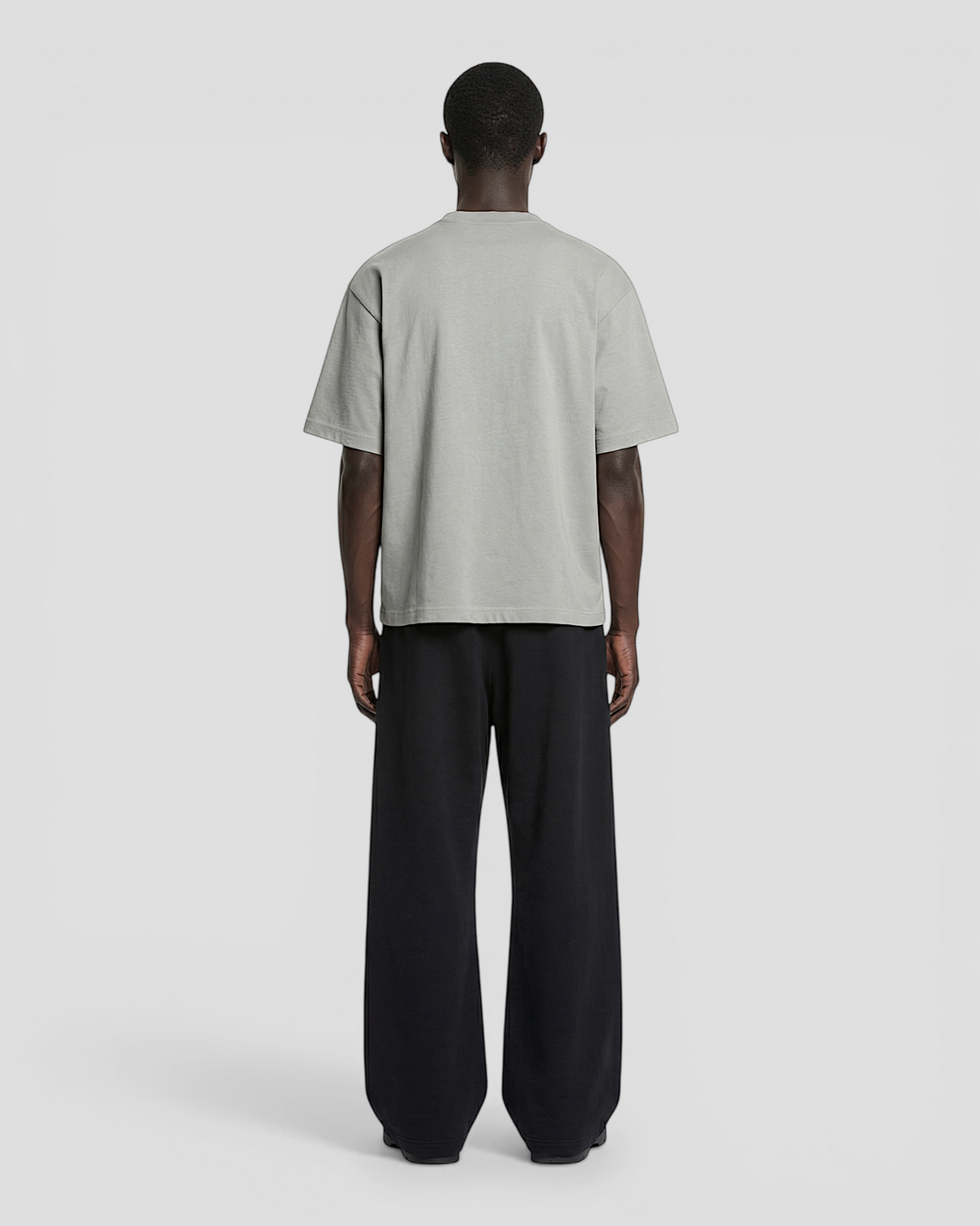 Norte Oversized Blank Light Grey Tee V2