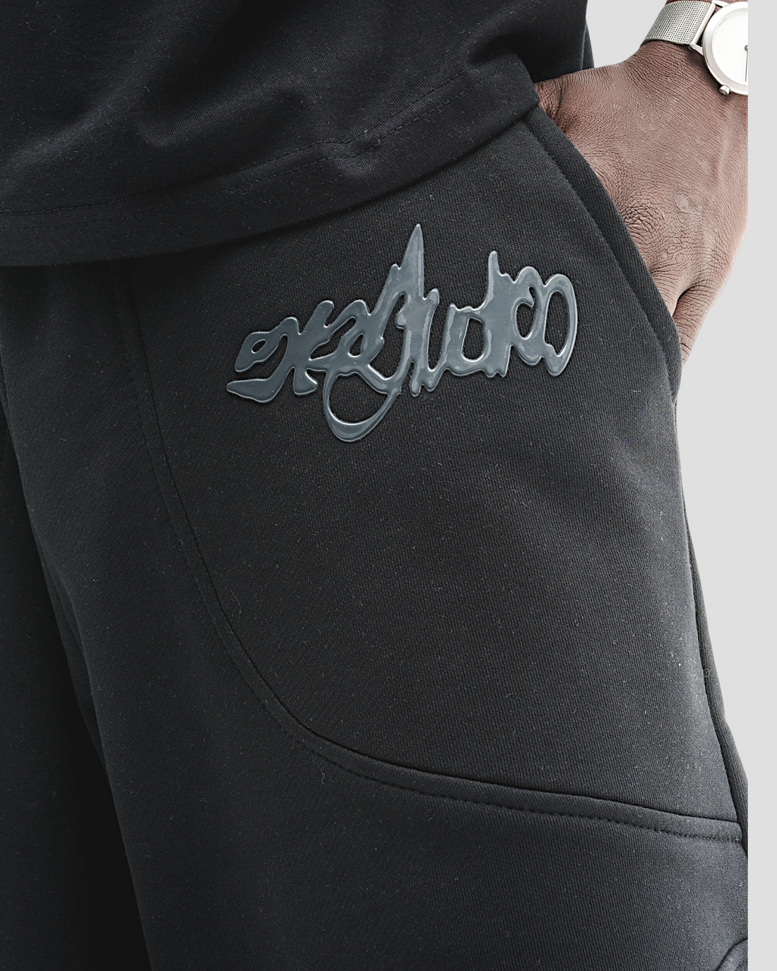 DEMENTE BLACK SWEATPANTS (PREORDERS)