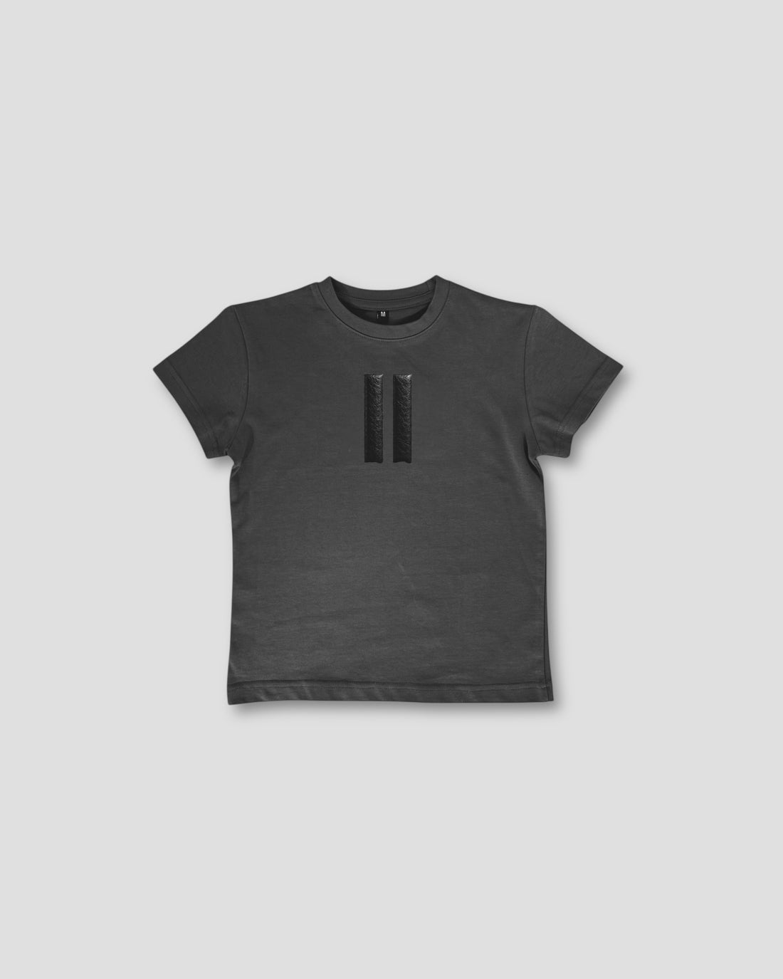 DEMENTE GREY REVERSED 2 BABY TEE