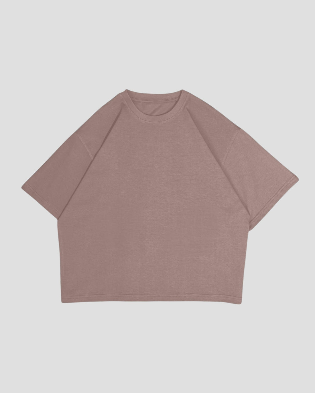 The Perfect Blank Brown Boxy Tshirt V1