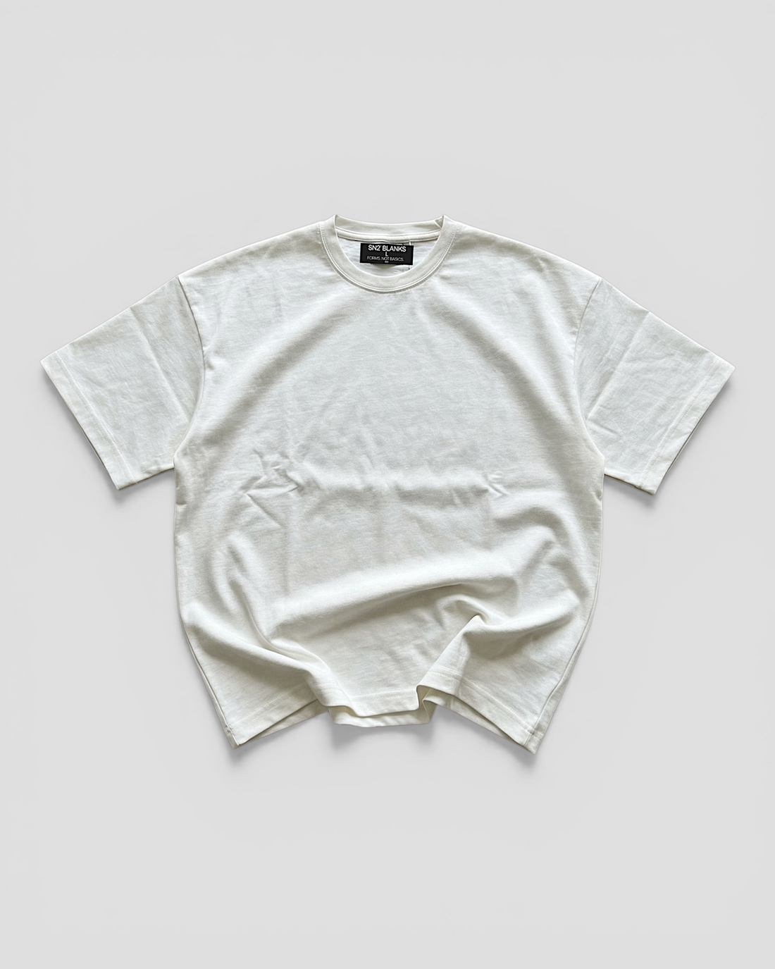 Norte Oversized Blank White Tee V2