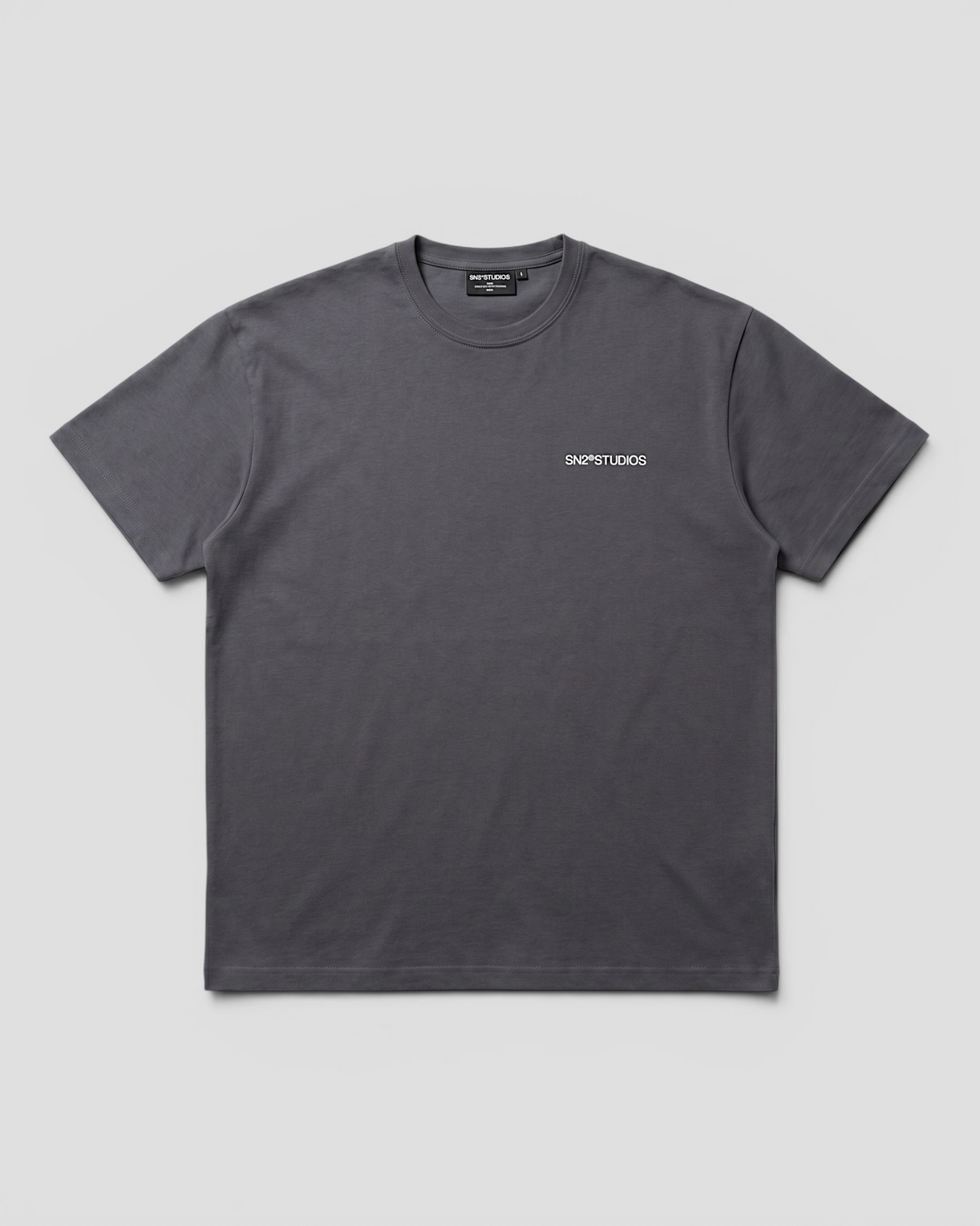 LOGO GREY REGULAR TEE