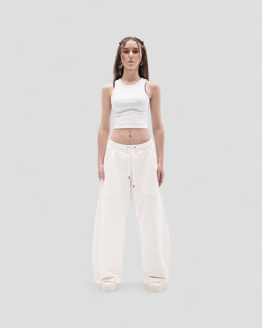 DEMENTE OFF-WHITE SWEATPANTS