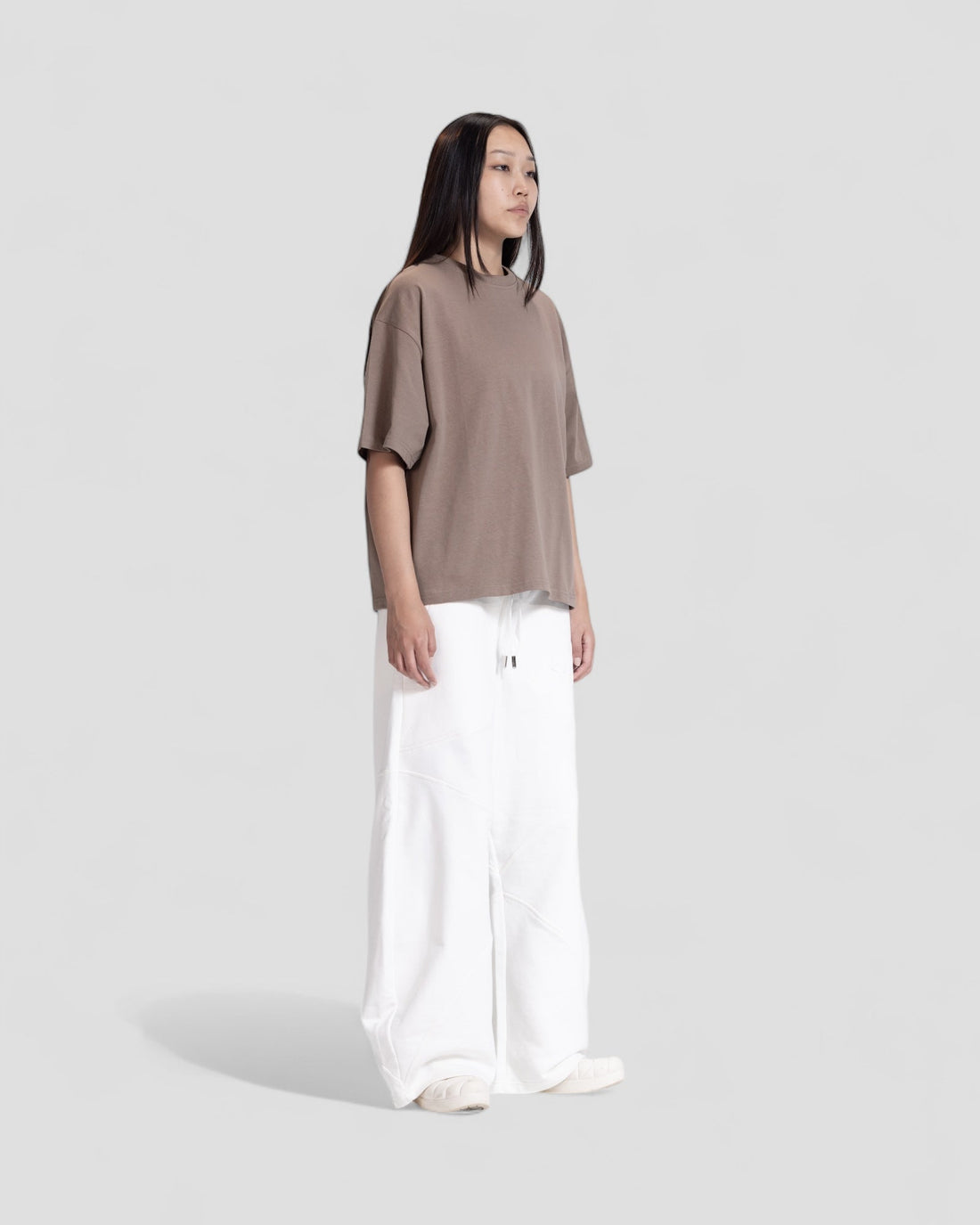 The Perfect Blank Brown Boxy Tshirt V1