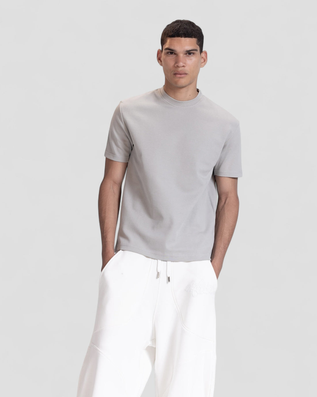 The Perfect Blank Grey Regular Fit Tshirt V1