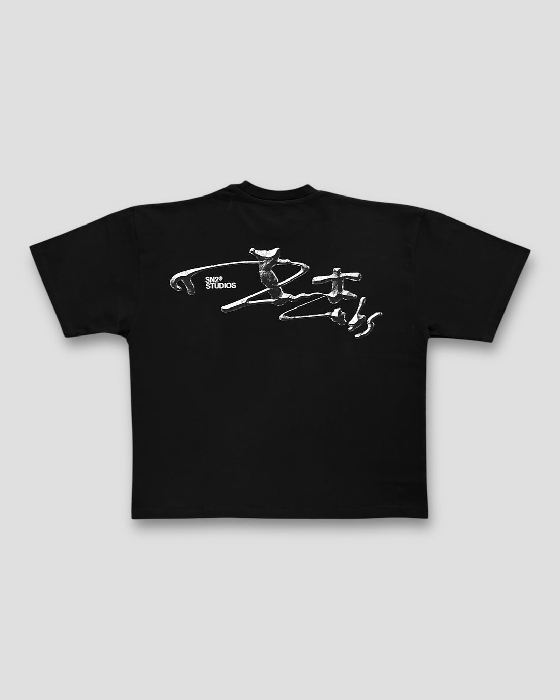 DEMENTE BLACK STONE BOXY TEE