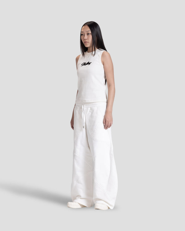 DEMENTE WHITE POLISHED TANK TOP (9984838598931)