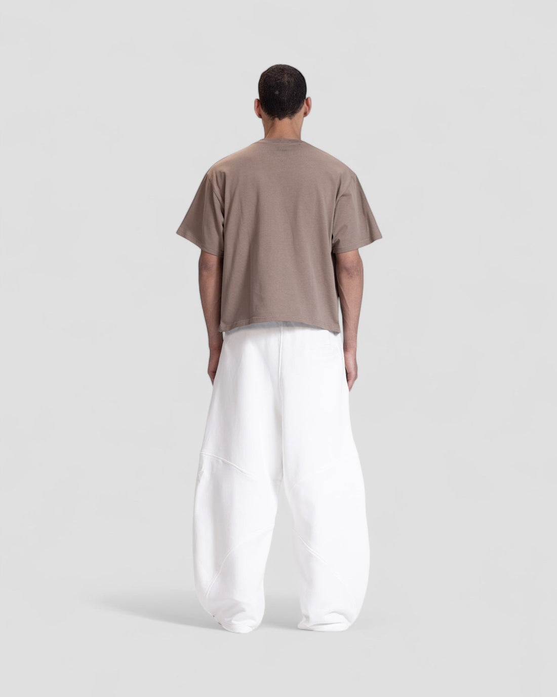 The Perfect Blank Brown Boxy Tshirt V1