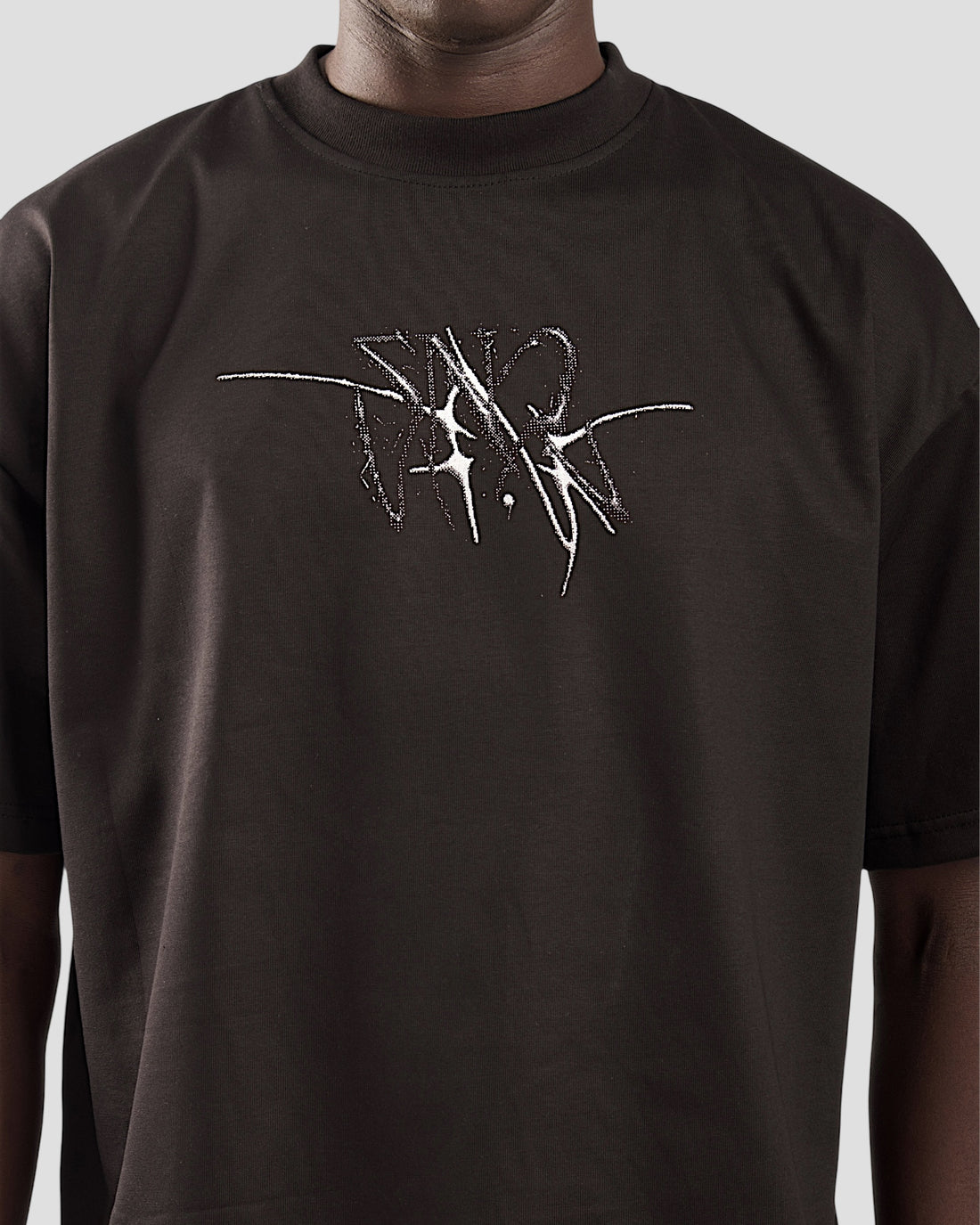 VISCERAL BLACK BOXY TEE