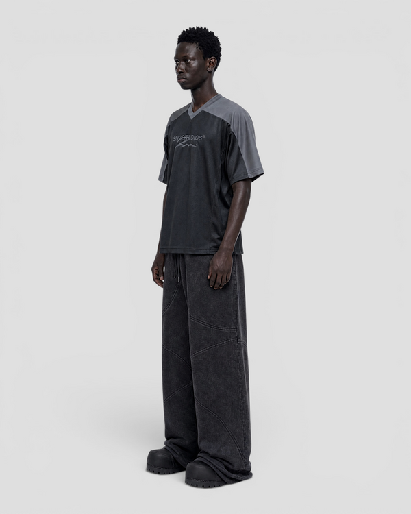 DEMENTE NUMERAL GREY AND BLACK JERSEY