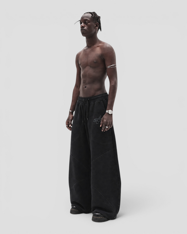 DEMENTE BLACK SWEATPANTS