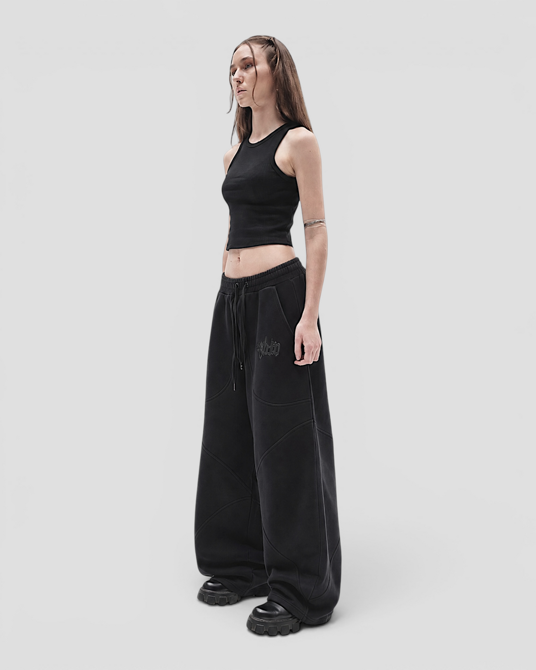 DEMENTE BLACK SWEATPANTS