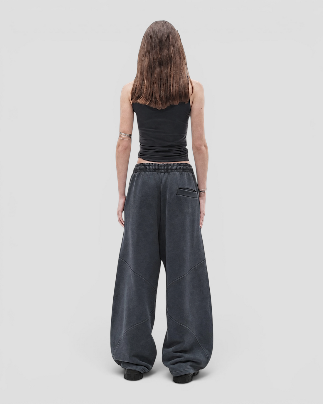 DEMENTE DARK GREY SWEATPANTS
