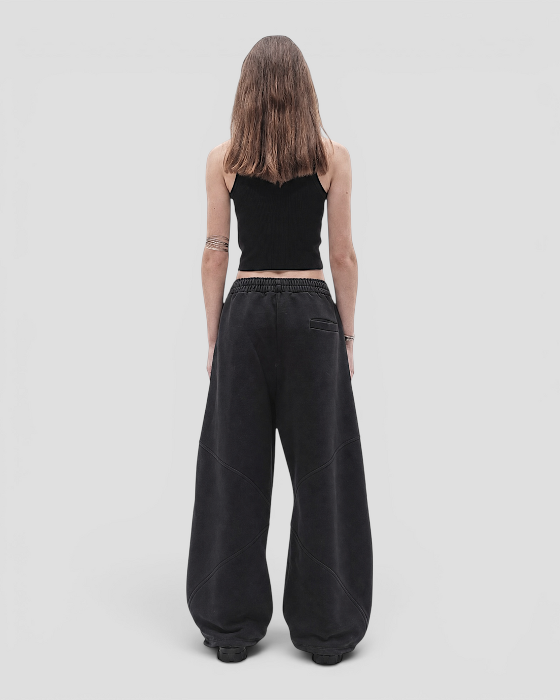 DEMENTE BLACK SWEATPANTS