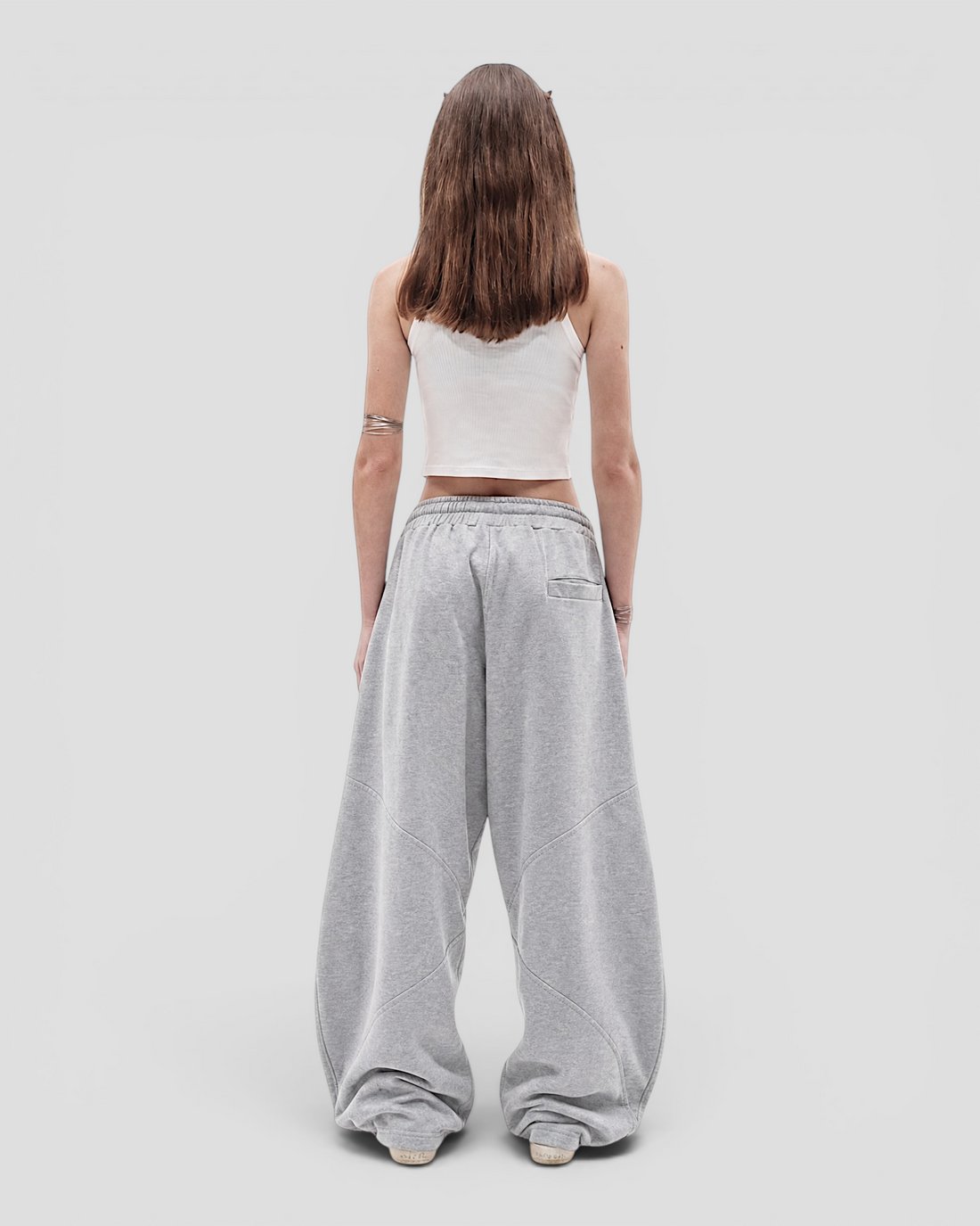 DEMENTE LIGHT GREY SWEATPANTS