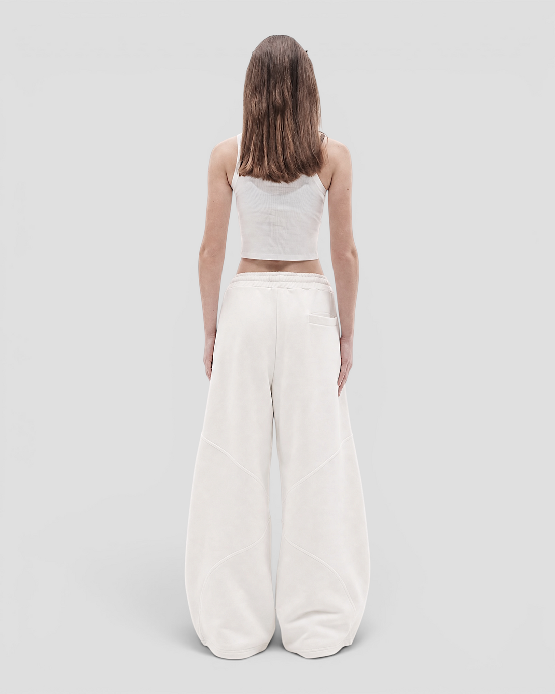 DEMENTE WHITE SWEATPANTS