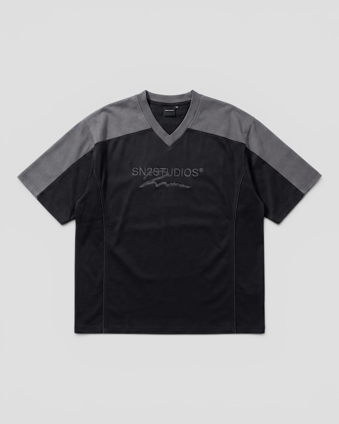 DEMENTE NUMERAL GREY AND BLACK JERSEY
