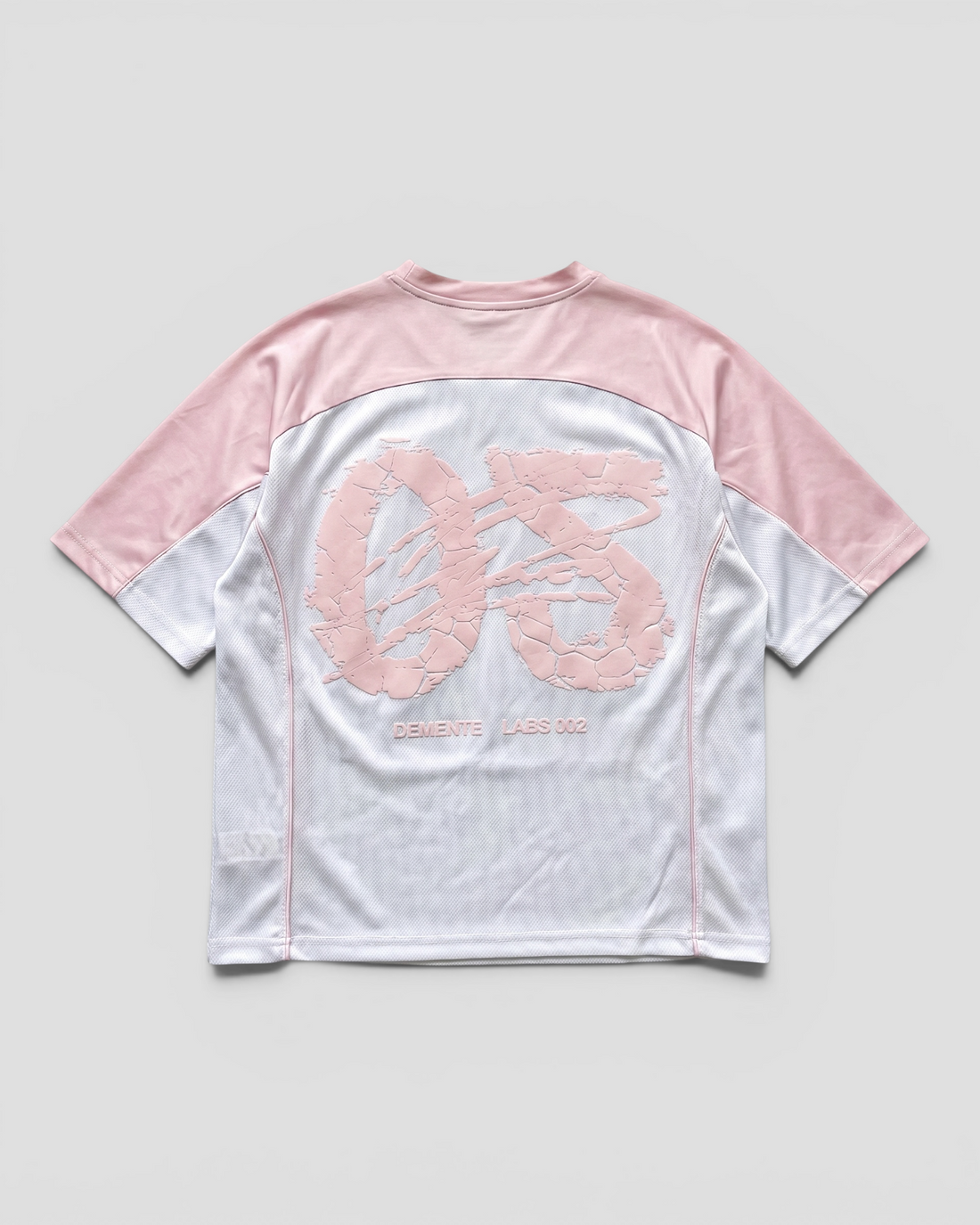 DEMENTE NUMERAL PINK AND WHITE JERSEY