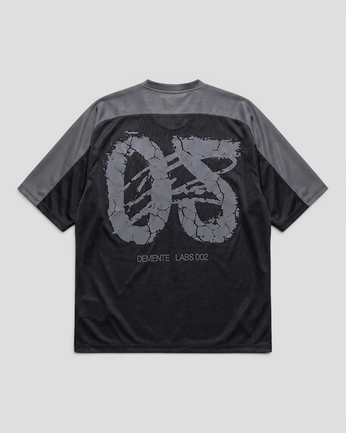 DEMENTE NUMERAL GREY AND BLACK JERSEY