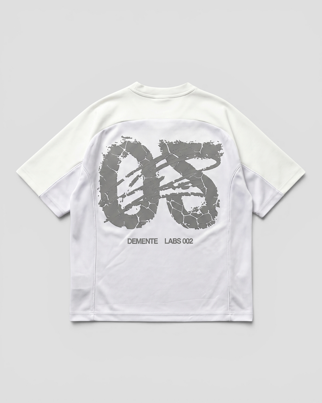 DEMENTE NUMERAL WHITE AND OFFWHITE JERSEY