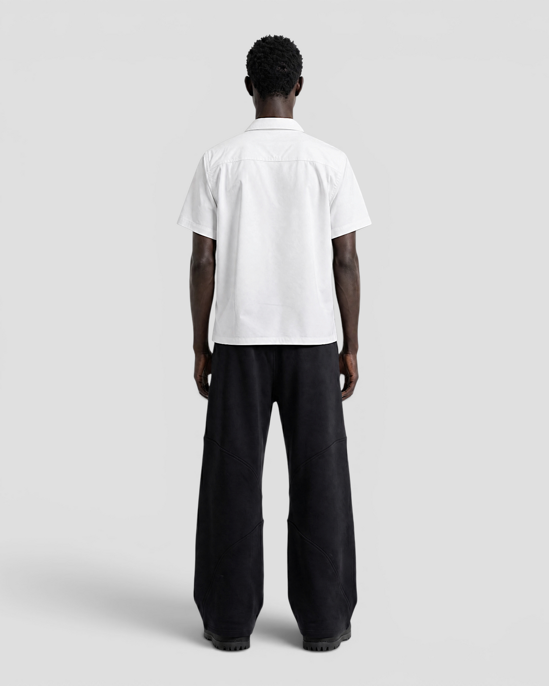 Nate Blank White Boxy Shirt