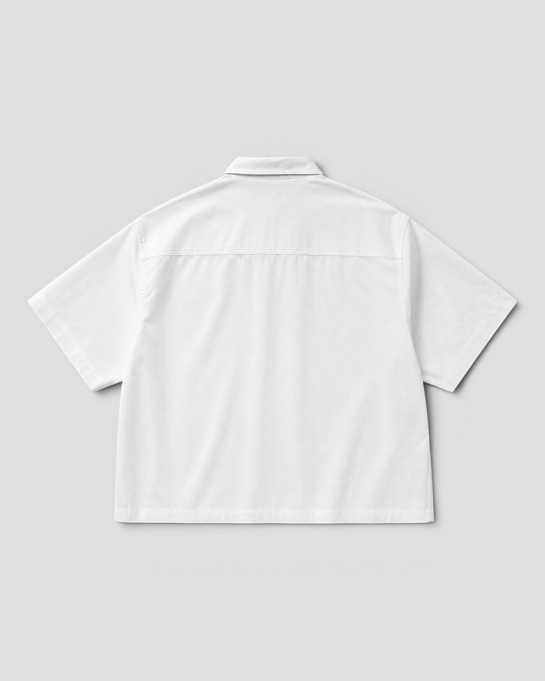 Nate Blank White Boxy Shirt
