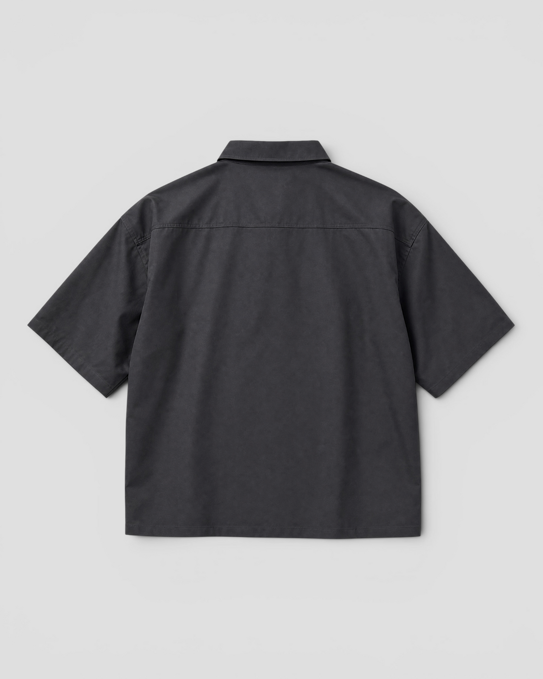 Nate Blank Grey Boxy Shirt