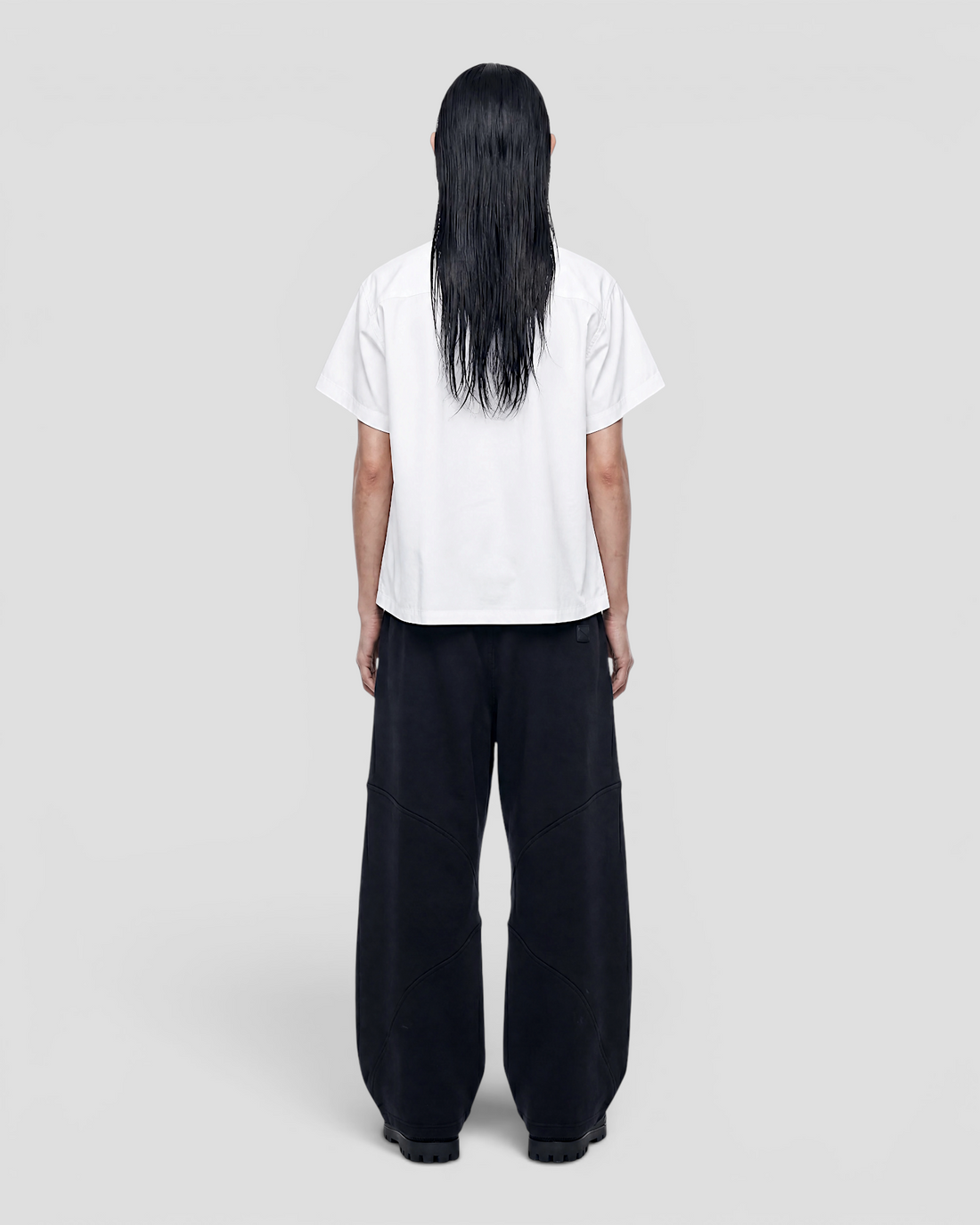 Nate Blank White Boxy Shirt