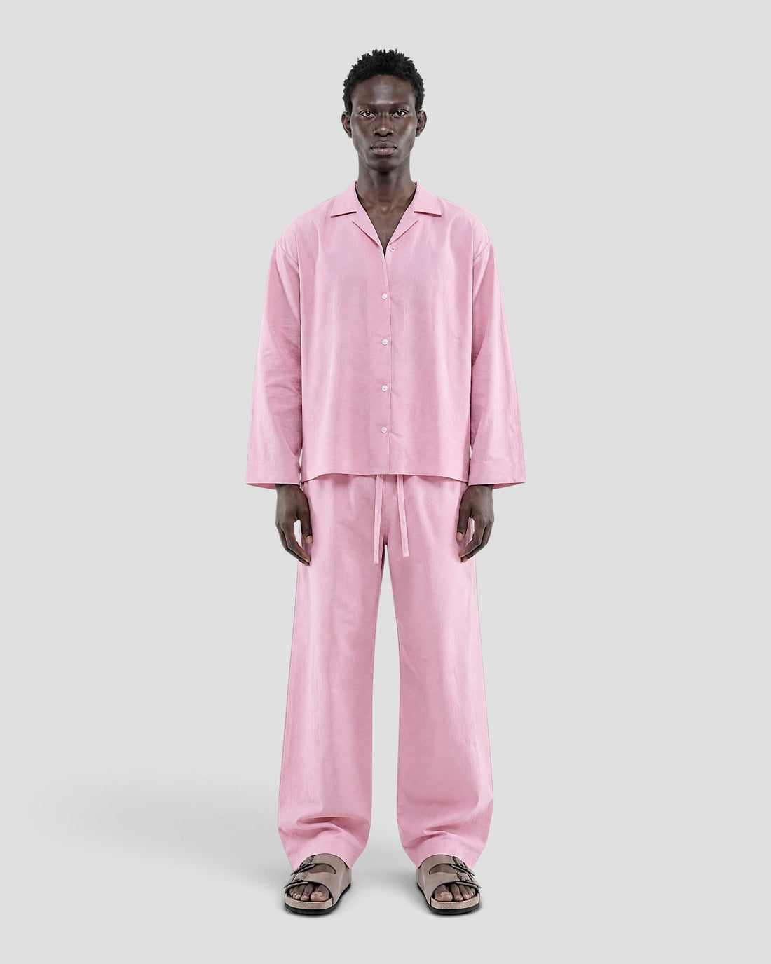 Costa Pink Blank Linen Pants