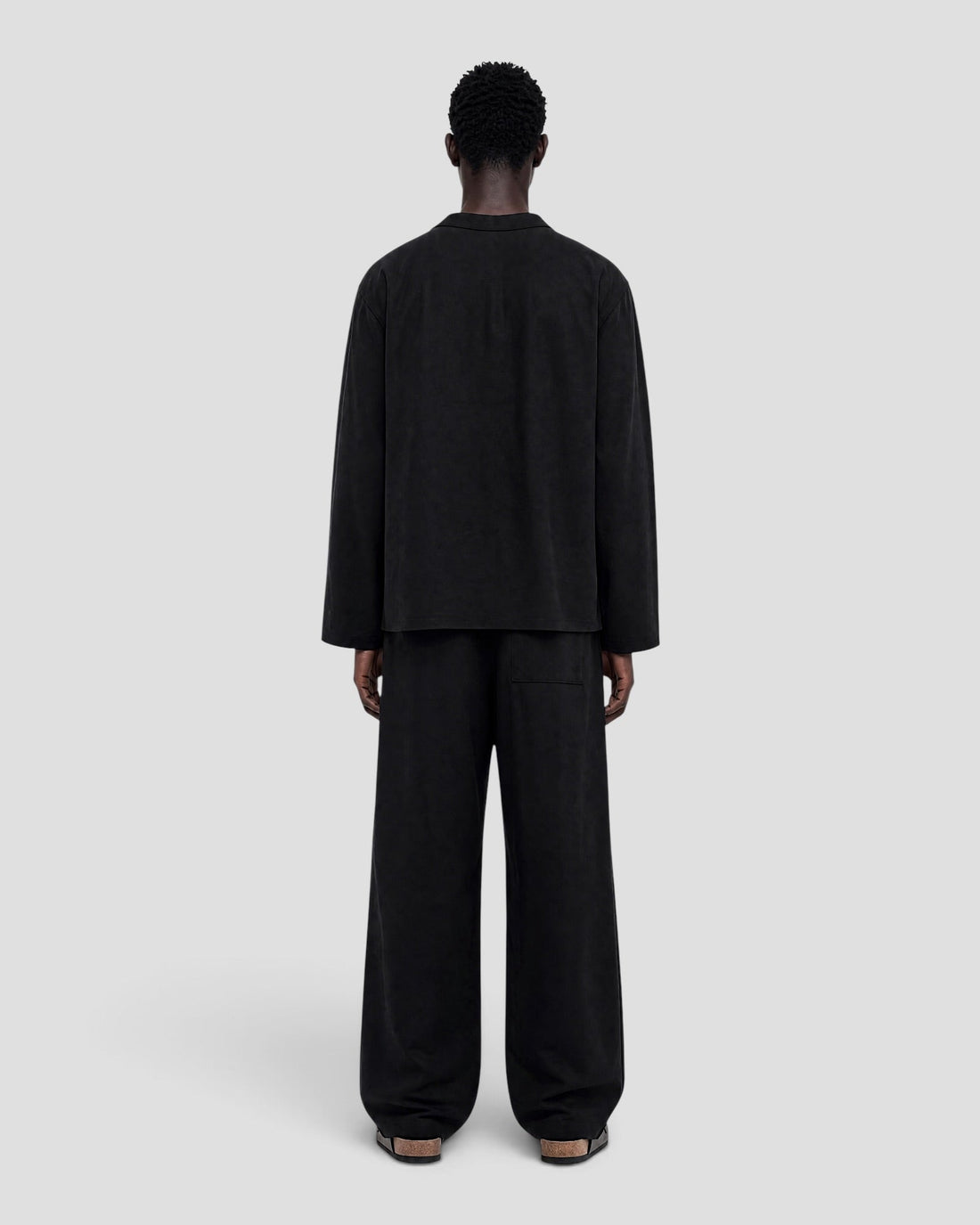 Costa Black Blank Linen Pants