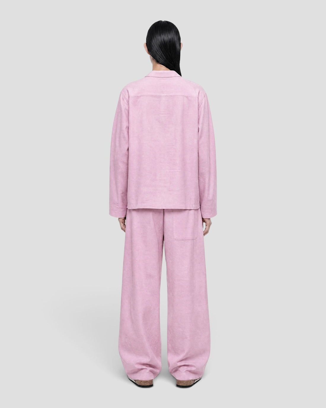 Costa Pink Blank Linen Pants